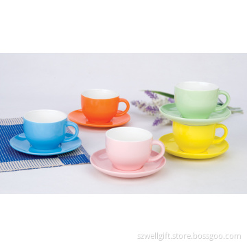 Ceramic Solid Color Coffee Set